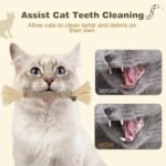 3 Pack Silvervine Sticks For Cats Cat Chew Toy For Dental Care Edible Cat Chew Sticks For Teeth Cleaning Kitty Toys For Indoor Cats - Image 4