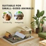 Small Animal Cage With Removable Pet Playpen, Guinea Pig Cage With Waterproof Pad - Image 6