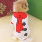 Dog Christmas Costume Sweatshirt Vest Clothes - Image 5