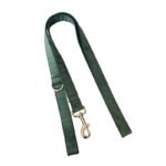 Green Velvet Dog Collar Dog Leash Pet Collar - Image 3