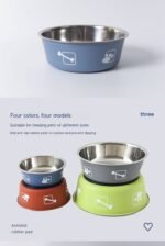 Stainless Steel Rice Bowl Dog Basin - Image 8