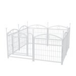 Dog Playpen Indoor 24 Inch 8 Panel Metal Dog Playpen - Image 3