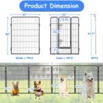 Dog Pens Outdoor Dog Fence Dog Playpen For Large Dogs Dog Kennel Pet Playpen - Image 7