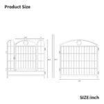 Dog Playpen Indoor 24 Inch 8 Panel Metal Dog Playpen - Image 2
