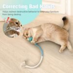 Sisal Rope Cat Toys Safe Catnip Toys Without Wire Cat Toys For Bored Indoor Cats Dental Kitty Chew Toys With Silvervine Gall Fruit,Bite-Resistant Teeth Clean Chew Cat Toy,kitty Toys - Image 2