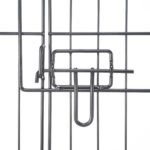 VEVOR Dog Playpen, 8 Panels Foldable Metal Dog Exercise Pen With Top Cover And Bottom Pad, 24in H Pet Fence Puppy Crate Kennel, Indoor Outdoor Dog Pen For Small Medium Pets, For Camping, Yard - Image 5