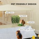 Small Animal Cage With Removable Pet Playpen, Guinea Pig Cage With Waterproof Pad - Image 5